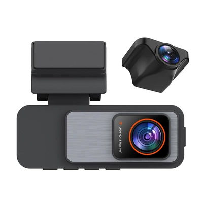 Night Vision, WIFI Connectivity, and – Driving recorder - comes-with-a-standard-car-charger-front-4krear-cameragps