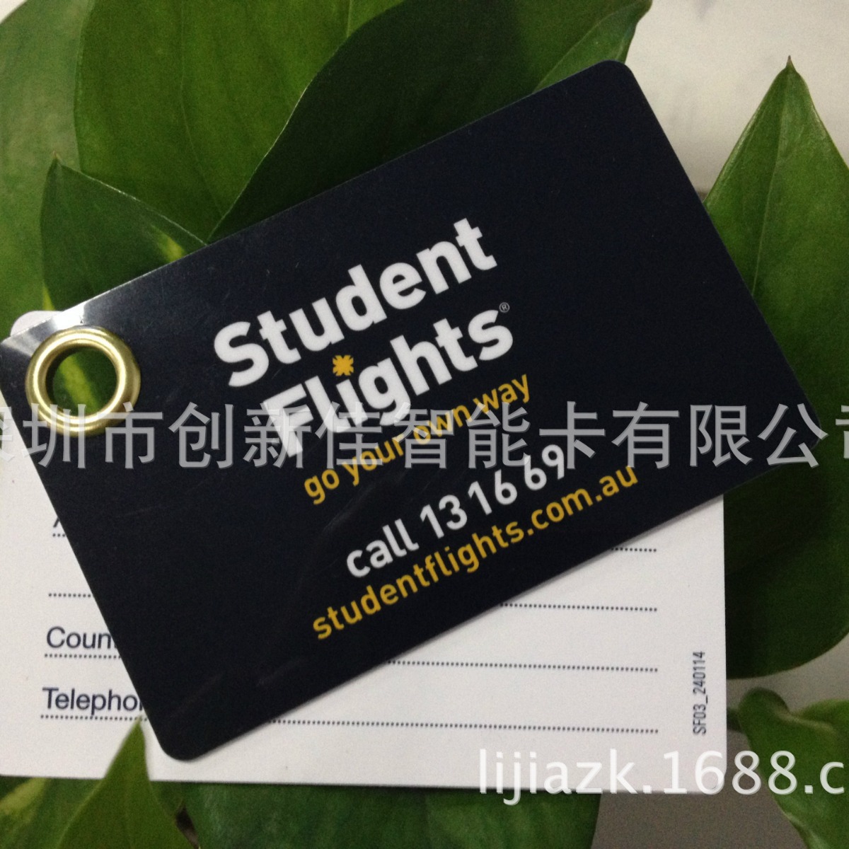 厂家提供加工塑料硬PVC吊牌吊卡硬行李吊牌批发外单