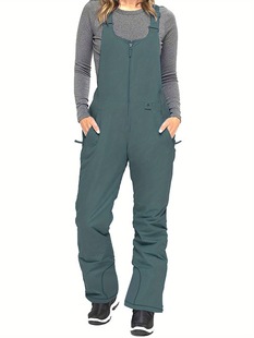 2025 New Cross-Border Dropshipping 1 Piece Women's Winter Sports Jumpsuit Solid Color Sleeveless