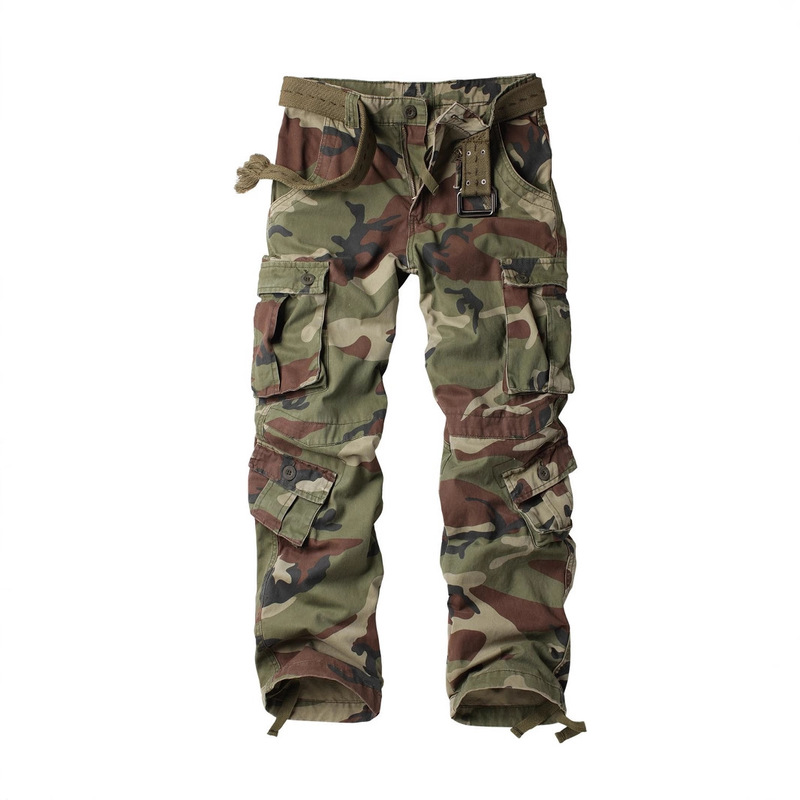 Cross-Border Hot-Selling Akarmy Men's Casual Cargo Pants Military Camouflage Pants Combat Pants with 8 Pockets Cross-Border Hot-Selling Akarmy Men's Casual Cargo Pants Military Camouflage Pants Combat Pants with 8 Pockets