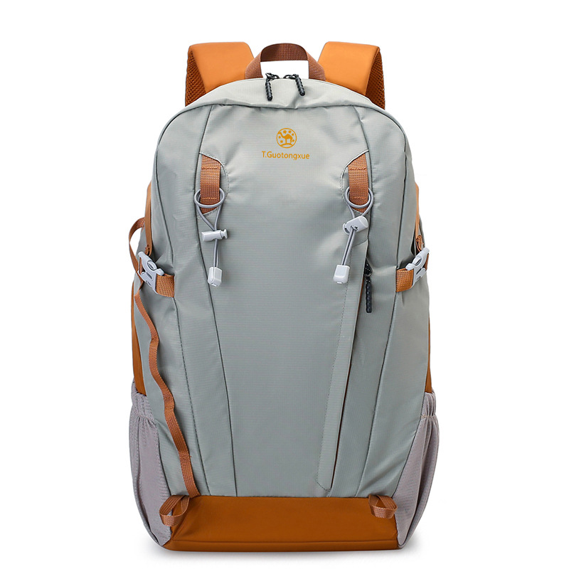 Foreign Trade Hot-Selling Camel-Style Large-Capacity Backpack, Outdoor Leisure Travel Bag, High School Student Mountaineering Spine-Protecting Backpack