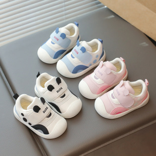 Baby Toddler Shoes 2025 Spring New Mesh Soft Bottom Boys Shoes Breathable Baby Girls Shoes
