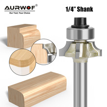 1/4柄四刃圆角刀正反向专业级圆角刀圆弧修边刀木工R倒角倒边刀具