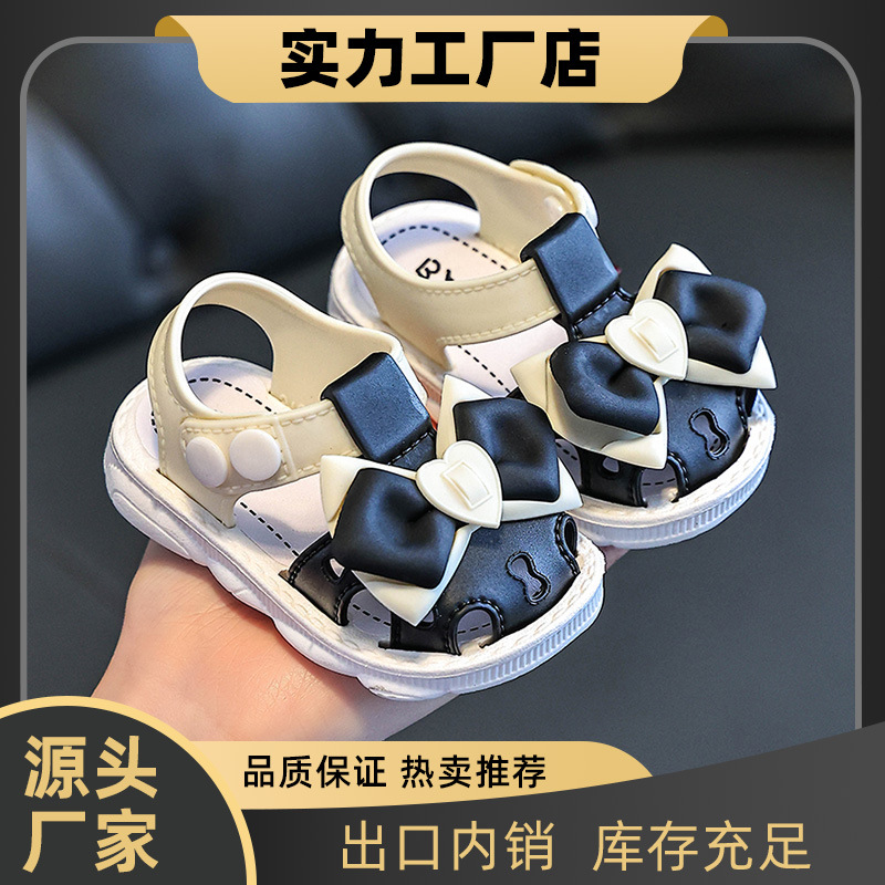 Sandalias de verano de niña bebé princesa Baotou zapatos de bebé exportadores de comercio exterior suministrador de electricidad directa al por mayor