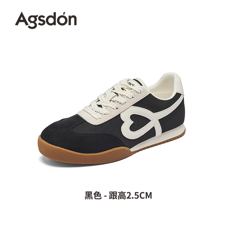 Augustion zapatos de entrenamiento alemanes rojos para mujer 2025 nuevo estilo verano plataforma ballet Forrest zapatos zapatos deportivos casuales