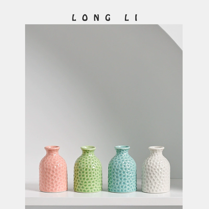 Фарфоровая бутылка Yingjing Керамическая бутылка для ароматерапии Творческий дом Мини керамическая ваза Украшение Гидропонная ваза Водный куб