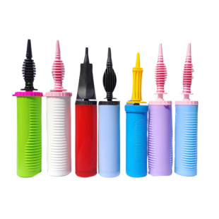 Balloon Pump Macaron Hand-Push Pump Dual-Direction Air Pump Party Festival Decoration Inflatable Pump Macaron Color