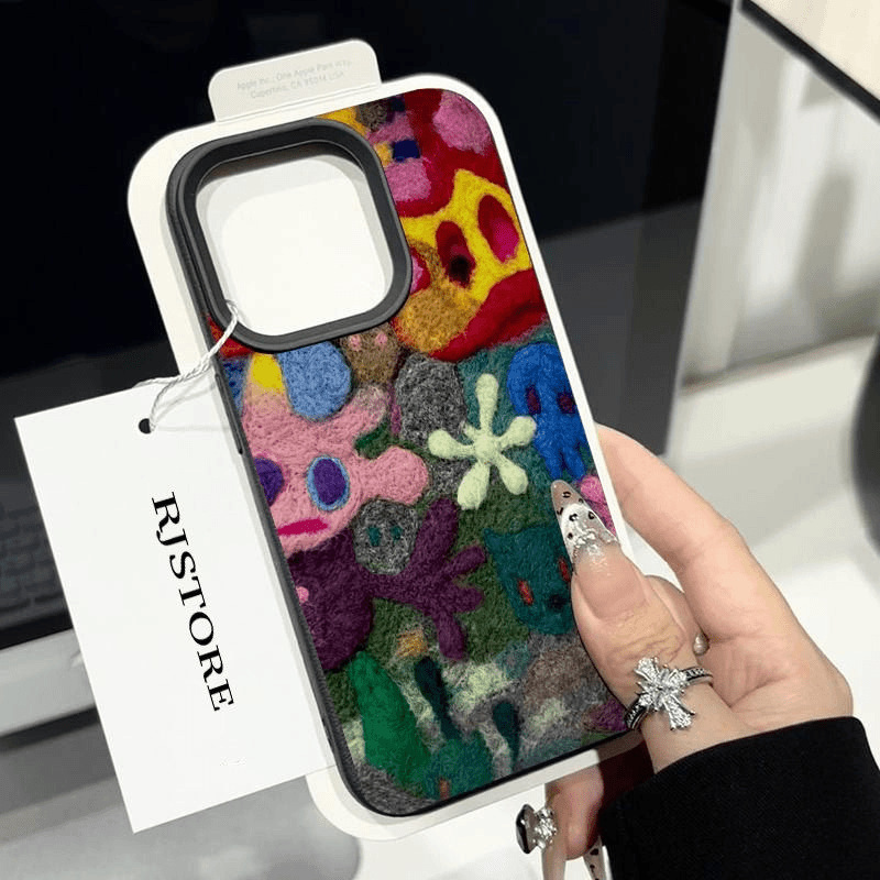Sweet Style Soft Glue Flower Spraying Sweet Phone Cases Phone Accessories