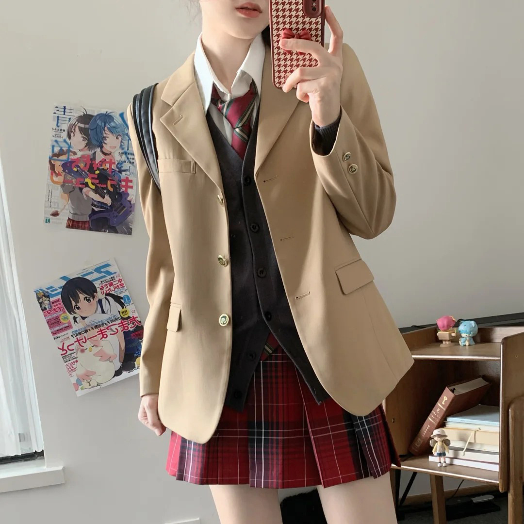 New JK Uniform School Style Men's and Women's Small Suit Ben & Zuo Chinese and Japanese Student Fashion Dress