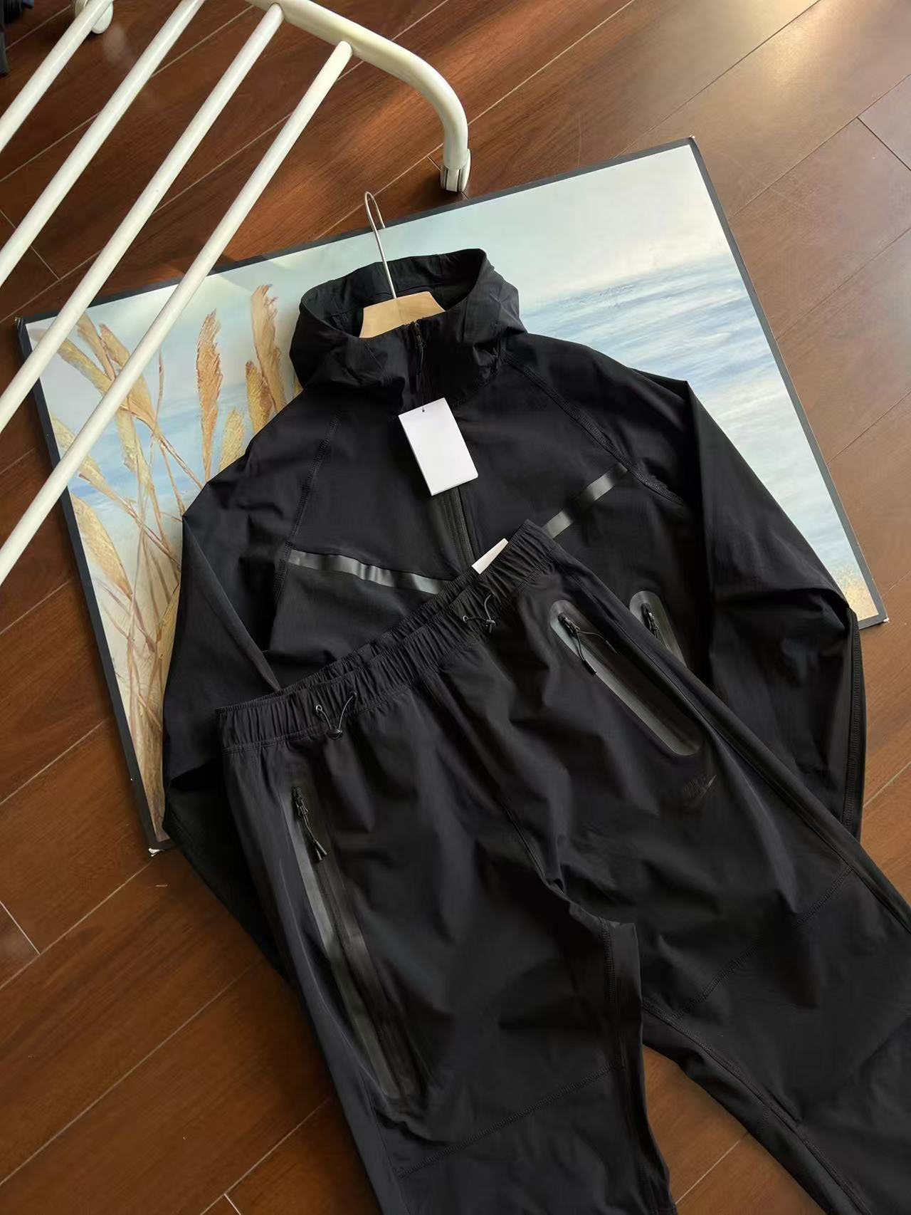 2025 primavera hombre FUTURA deportes casuales chaqueta suelta chaqueta pantalones traje