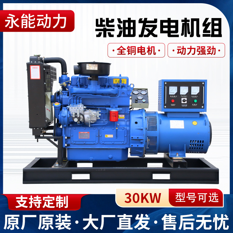 柴油发电机组30千瓦潍坊机养殖 焊接备用电源