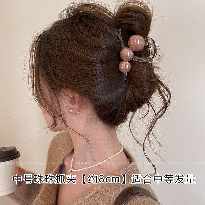 Diseño coreano de tiburón pinza de cabello agarrar tocado grande tarjeta de cabello de aire perezoso de alta calidad pinza de cabello agarrar mujeres