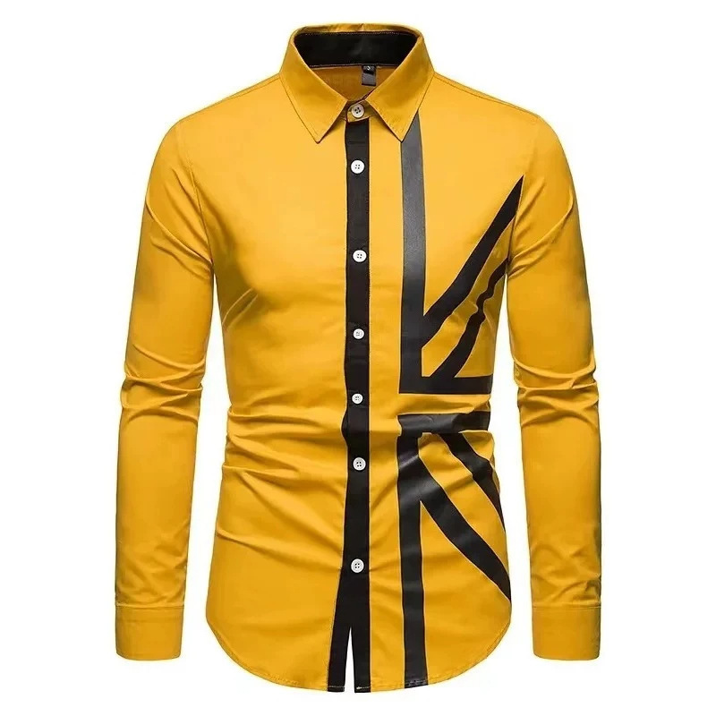 Cross-Border Wholesale Men's Casual Striped Shirts with Button-Down Collars, Soft and Comfortable Sports Tops for Men, One-Piece Drop Shipping Cross-Border Wholesale Men's Casual Striped Shirts with Button-Down Collars, Soft and Comfortable Sports Tops for Men, One-Piece Drop Shipping