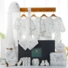 22 piece set four seasons white and blue