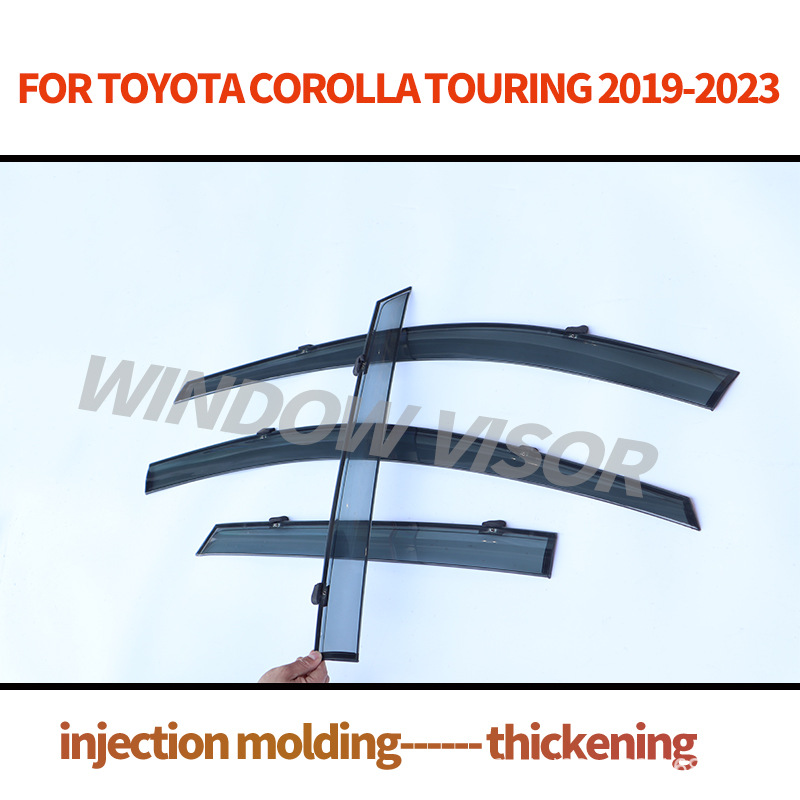 For Toyota Corolla Travel Edition Sunny and Rainy Corolla Touring 2019 Window visor