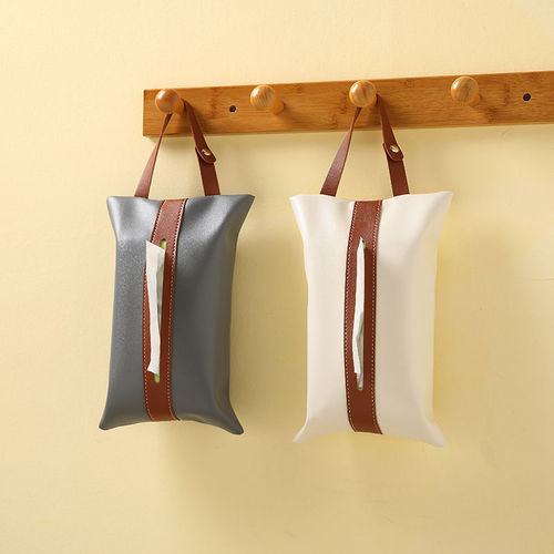 Car-mounted paper towel box multi-functional creative hanging sunshade armrest box seat back tissue box car interior decoration accessory