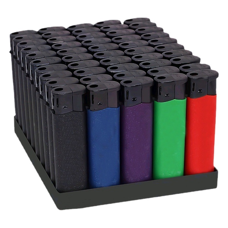 Lighter Manufacturers Wholesale Custom Metal Advertising Frosted Wheel Open Flame Disposable Windproof Lighters with Custom Engraving