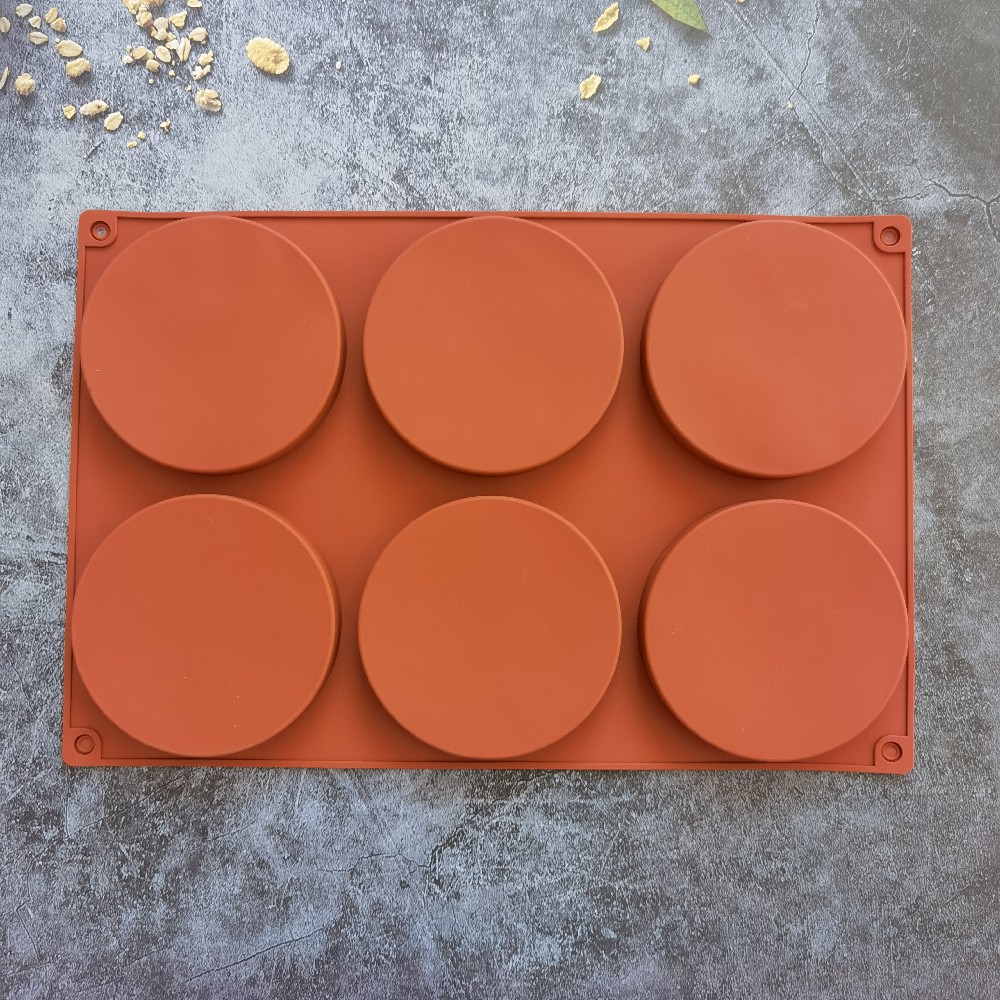 6 discos 153 pastel chocolate molde de silicona molde de postre decoración de pastel de cocina horneador Ma Green
