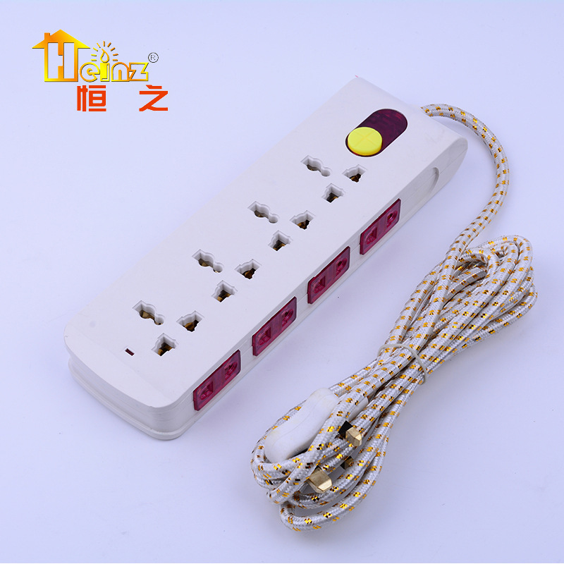 Guangdong 375 con interruptor multi-jack multi-inserción práctica de alta potencia placa de conexión fábrica de placa de conexión al por mayor