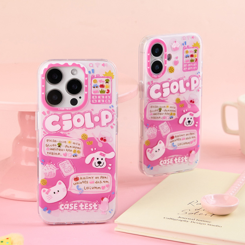 Original Weekend Plan Double Layer Print Case for Apple iPhone 16 Pro Max/16 Pro Cute Phone Case