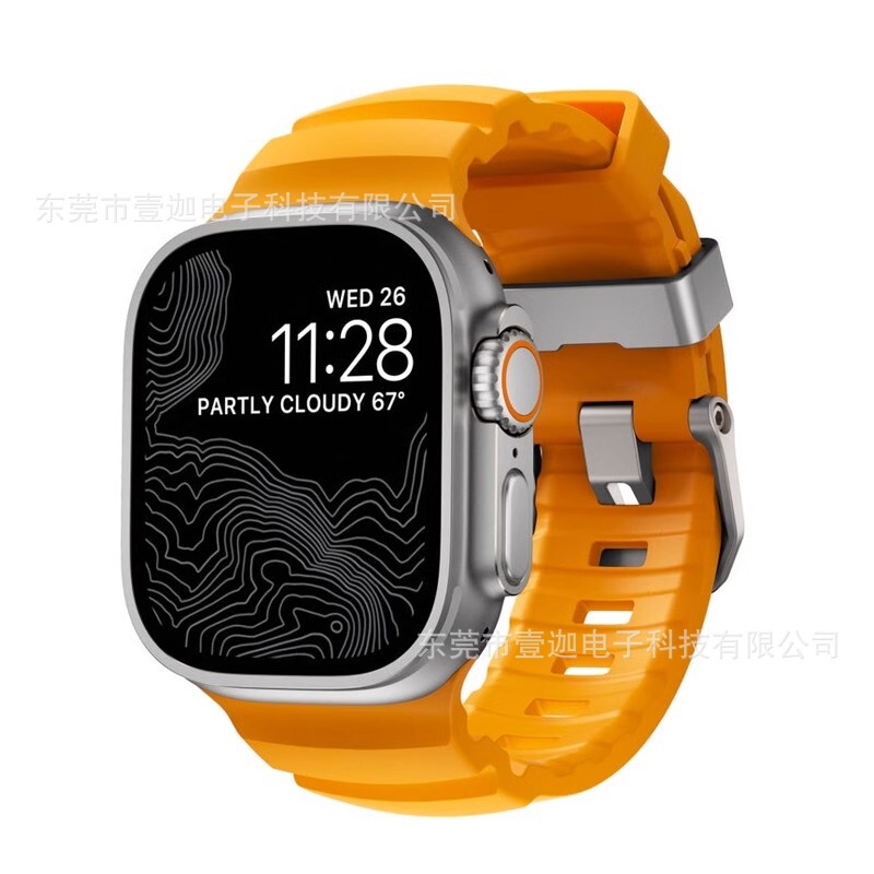 Suitable for iWatch Watch Straps, Apple Watch Ultra2 Sports Style, New Products for Men and Women, Titanium Alloy, Versatile