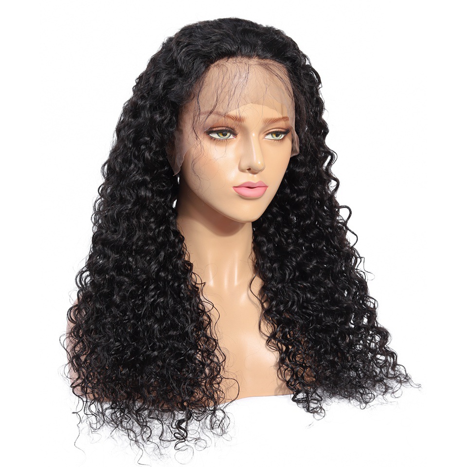 13x4 encaje frontal onda de agua pelucas frente Peluca de encaje Peluca de cabello humano real