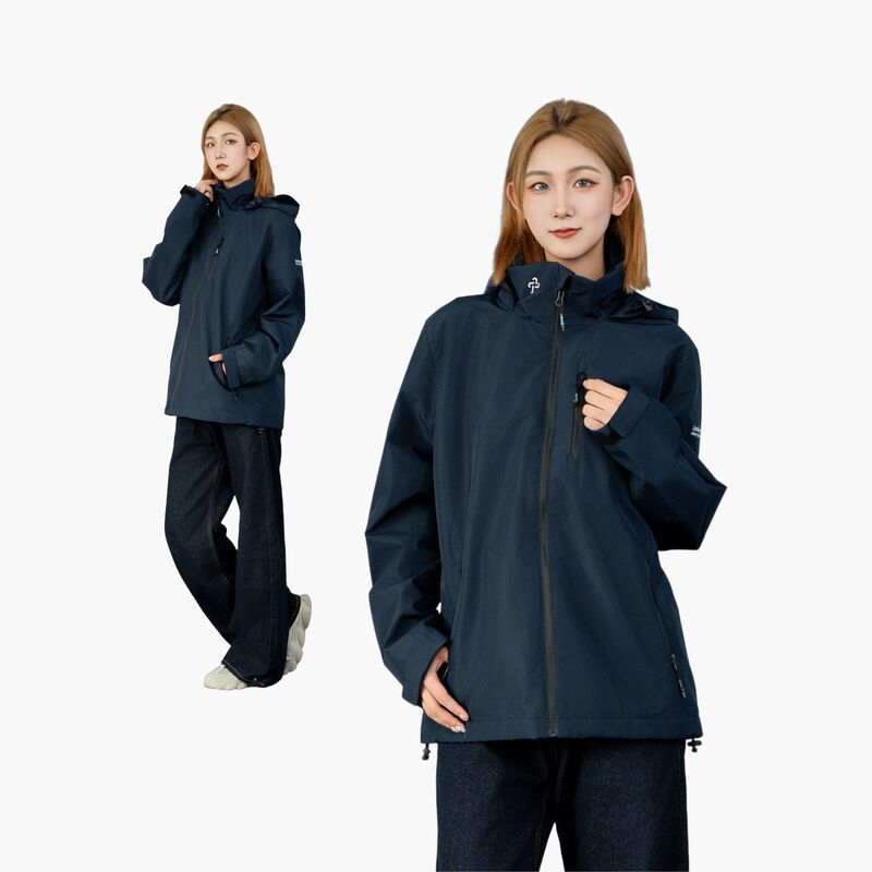 Outdoor Breathable Soft Shell Jacket for Women 25 Autumn and Winter New Sports Jacket Windproof and Waterproof Fleece-Lined Warm Jacket for Men