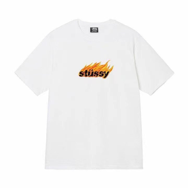 Stussyスチュアート2025新型男女半袖tシャツ夏男性ゆるい240g重ポンド高品質tシャツ|undefined