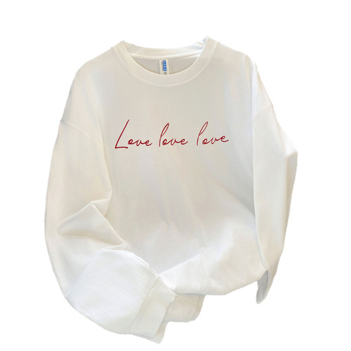 Minimalist niche unique American summer new pure cotton crew neck t-shirt loose versatile personal half-sleeve top Instagram trendy