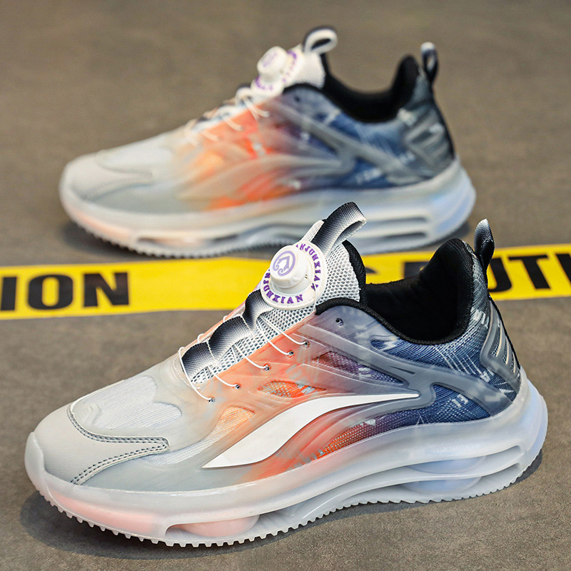 Zapatos de hombre de éxito en línea 2025 nuevos zapatos deportivos juveniles de otoño para correr casuales aumentados con suela gruesa zapatos de moda
