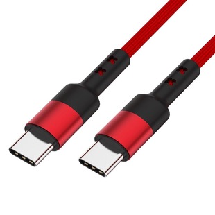 3A new braided PD data cable type-c to type-c to fast charging cable double-headed charging male-to-male