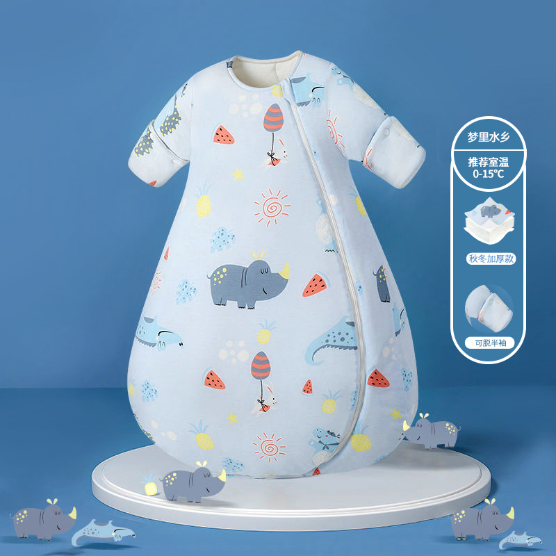 Blue Dream Water Town Dày Tay áo (khuyến nghị nhiệt độ phòng 0-15 độ) / M (chiều dài áo 80cm)