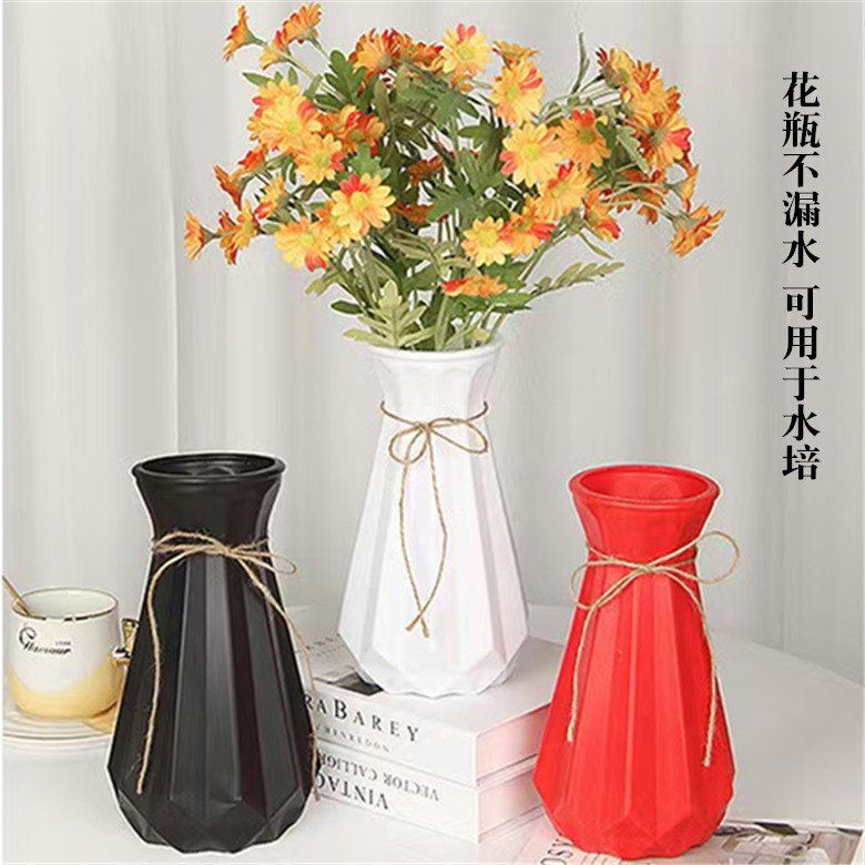 Creative Plastic Pumpkin-Shaped Flower Pot Fortune Fruit Flower Arrangement Decoration Home Ornament Fortune Bucket Decoration Ps Splicing Vase