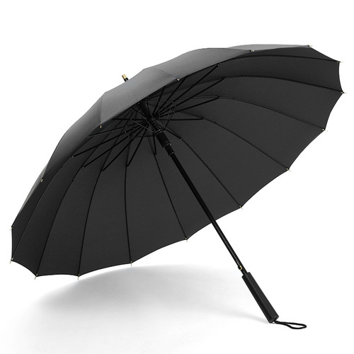 Double business golf straight umbrella with long handle gift automatic umbrella advertising umbrella wholesale printed logo