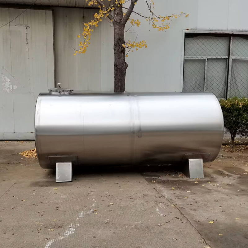 长期供应 不锈钢卧式柴油储罐 40立方卧式储油罐 车载椭圆运输罐