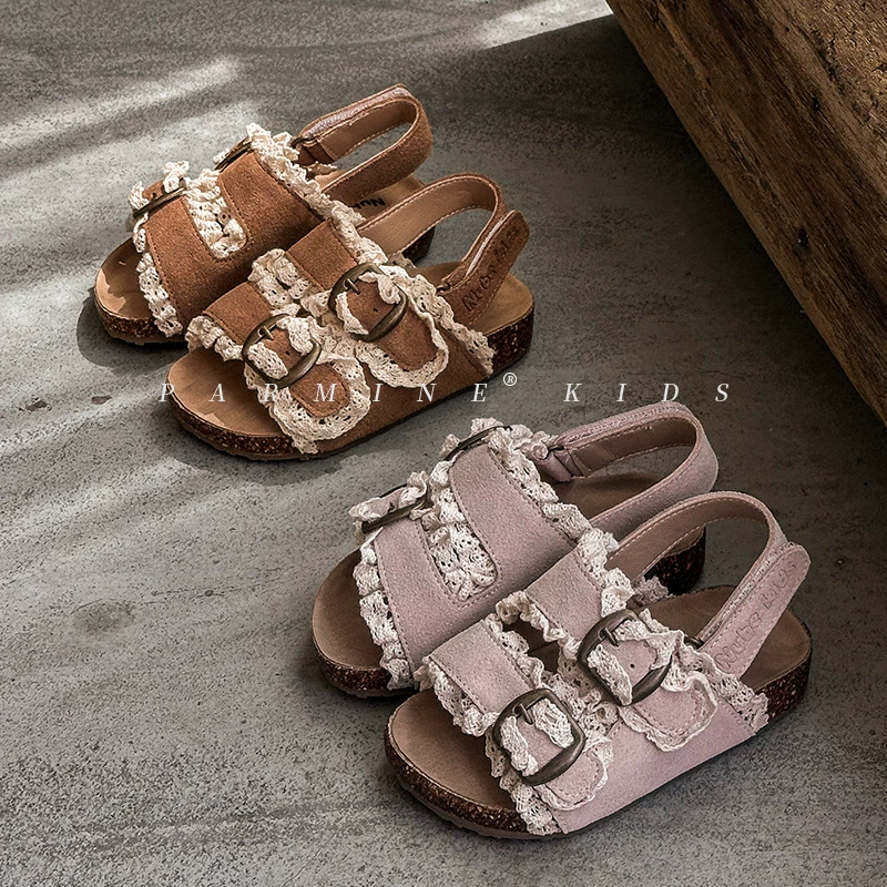 Кожаные женские пляжные туфли