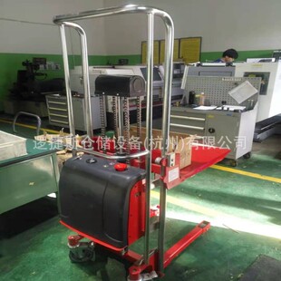 Semi-electric light stacker hydraulic loading and unloading fork lift forklift light stacker lift platform forklift