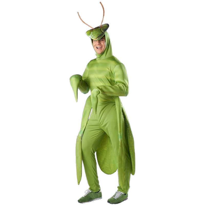 Amusement Park Zoo Event Work Uniform Male Praying Mantis Anthropomorphic Elastic Costume Parent-Child Activity Entertainment