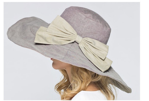 Women's Foldable Sun Hat With Large Brim For Beach Protection_voghion.com