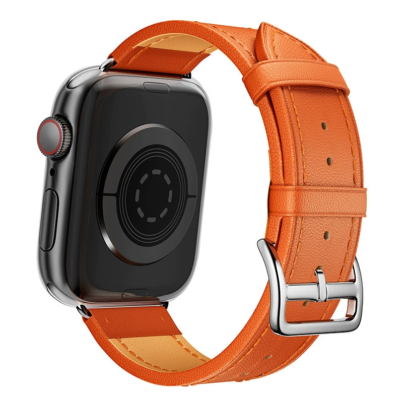 Подходит ремешок для Apple S7 Watch, браслет iWatch8, оранжевый ремешок Apple для умного браслета