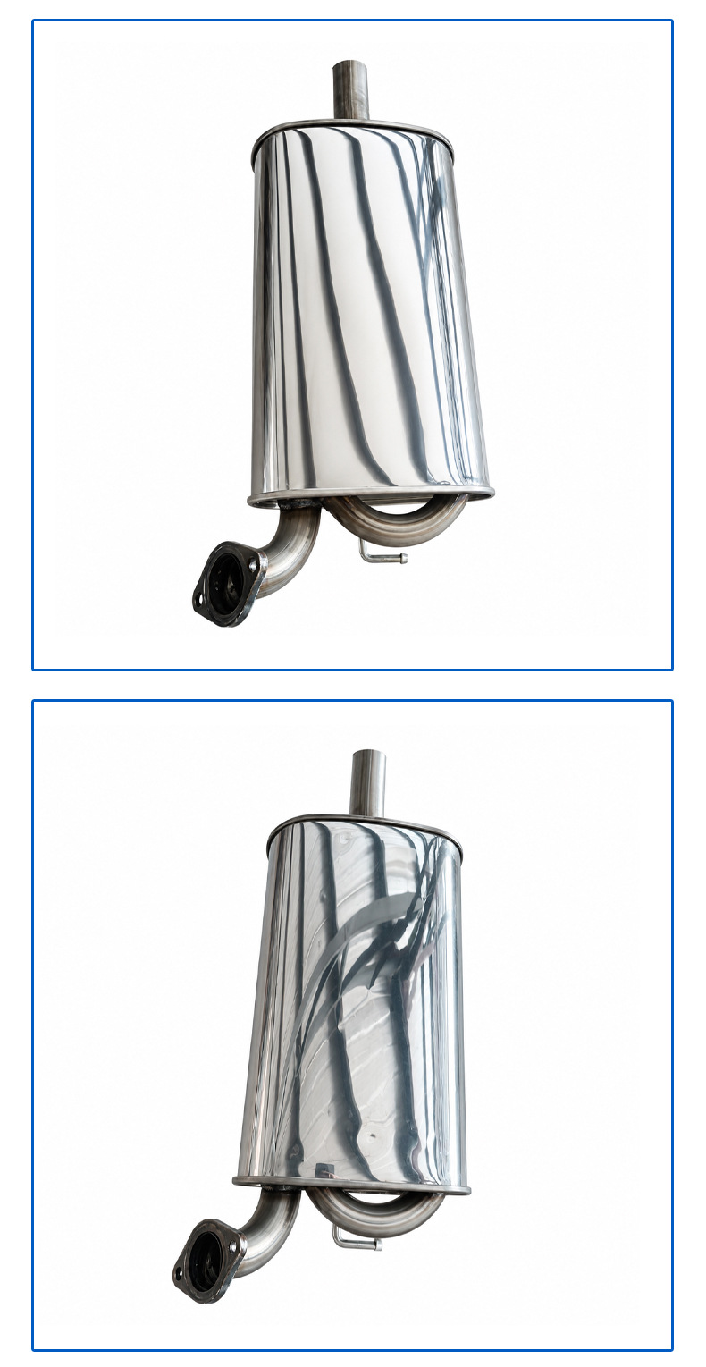 Stainless steel high-temperature resistant mid-rear section thickened silencer for Toyota Camry rear exhaust pipe car exhaust pipe accessories