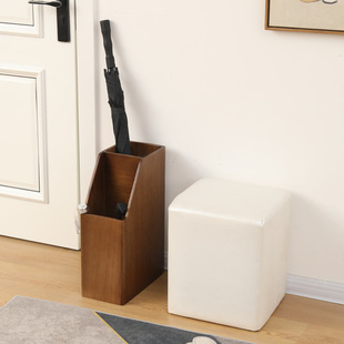 Umbrella Stand Umbrella Storage Rack Household Solid Wood Door Umbrella Bucket Creative Hotel Lobby Umbrella Placement Rack Commercial