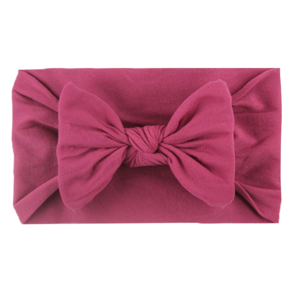 Baby hair accessories soft and comfortable nylon bow hair band children's accessories cute princess hair band