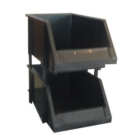 [苏防静电箱可叠放元件盒组合式斜口零件盒收纳盒组合货架分类盒