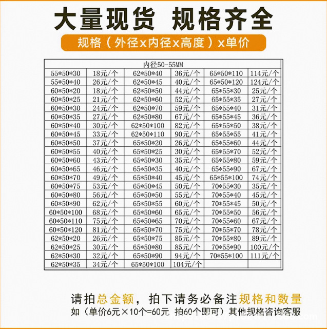 メーカー JFB フランジ付きグラファイト銅スリーブ銅スリーブ自己潤滑オイルフリーブッシュ高強度真鍮合金耐摩耗性ベアリング|undefined