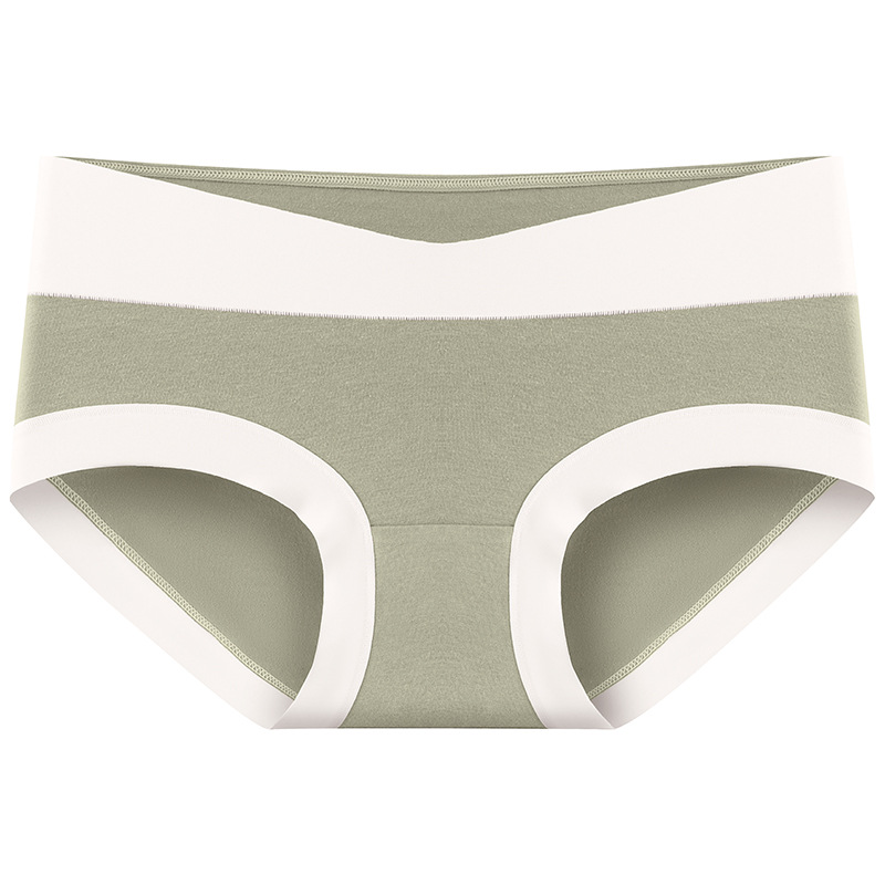 Ropa interior de maternidad de algodón puro, temprano, medio y tardío, soporte de abdomen de algodón puro posparto, entrepierna antibacteriana de algodón puro, ropa interior de maternidad refrescante