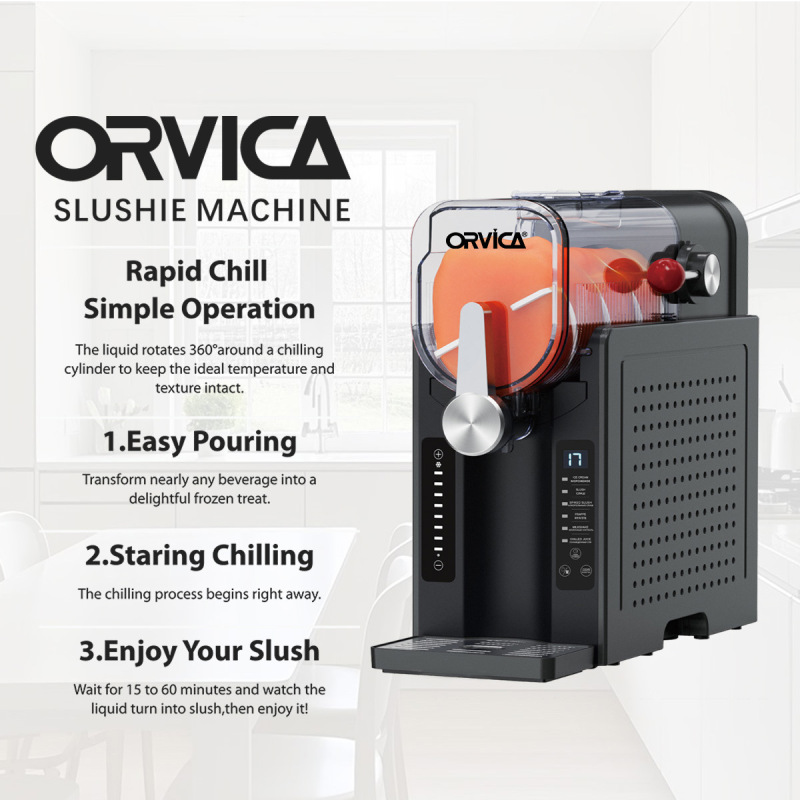 ORVICA製氷機家庭用アイスクリームマシン全自動飲料アイスクリームマシン|undefined