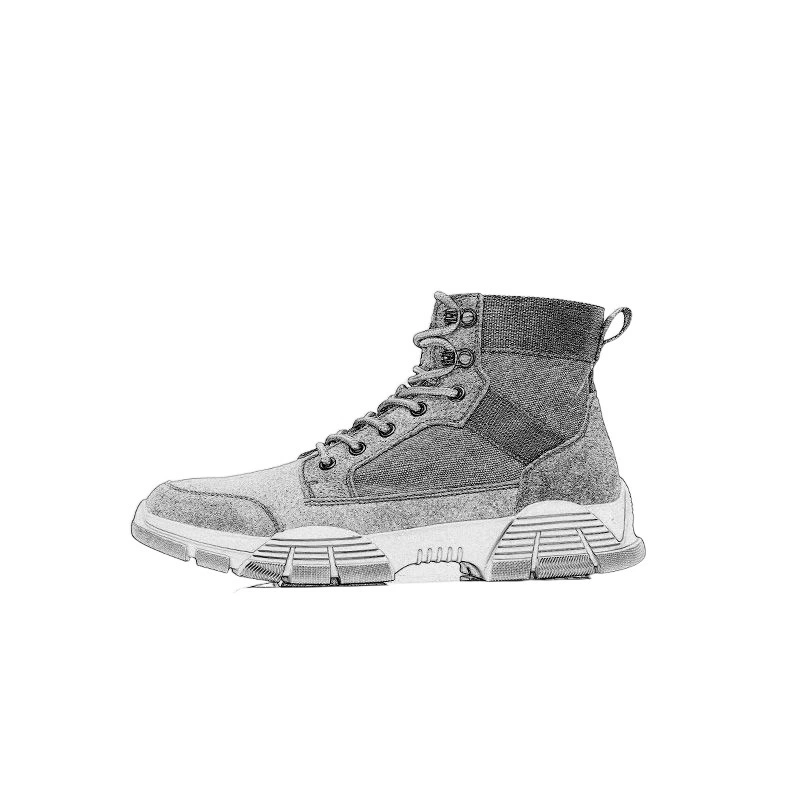 Мартинсы, летние дышащие высокие ботинки, обувь для отдыха