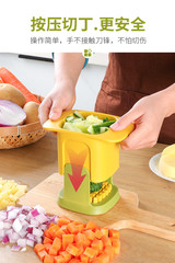 New push-type dicer household daily vegetable cutter kitchen artifact wholesale multi-functional vegetable slicer