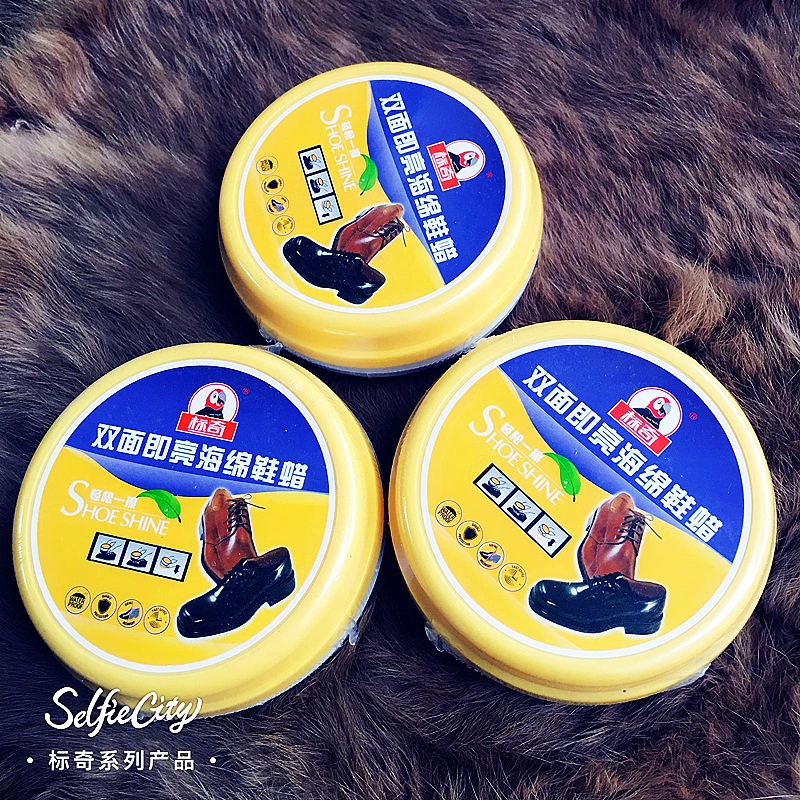 Спонж для обуви BQ600, двусторонний, для мгновенного блеска, для кожи, щетка-спонж, I-образный, для ухода, полироль для обуви, оптом